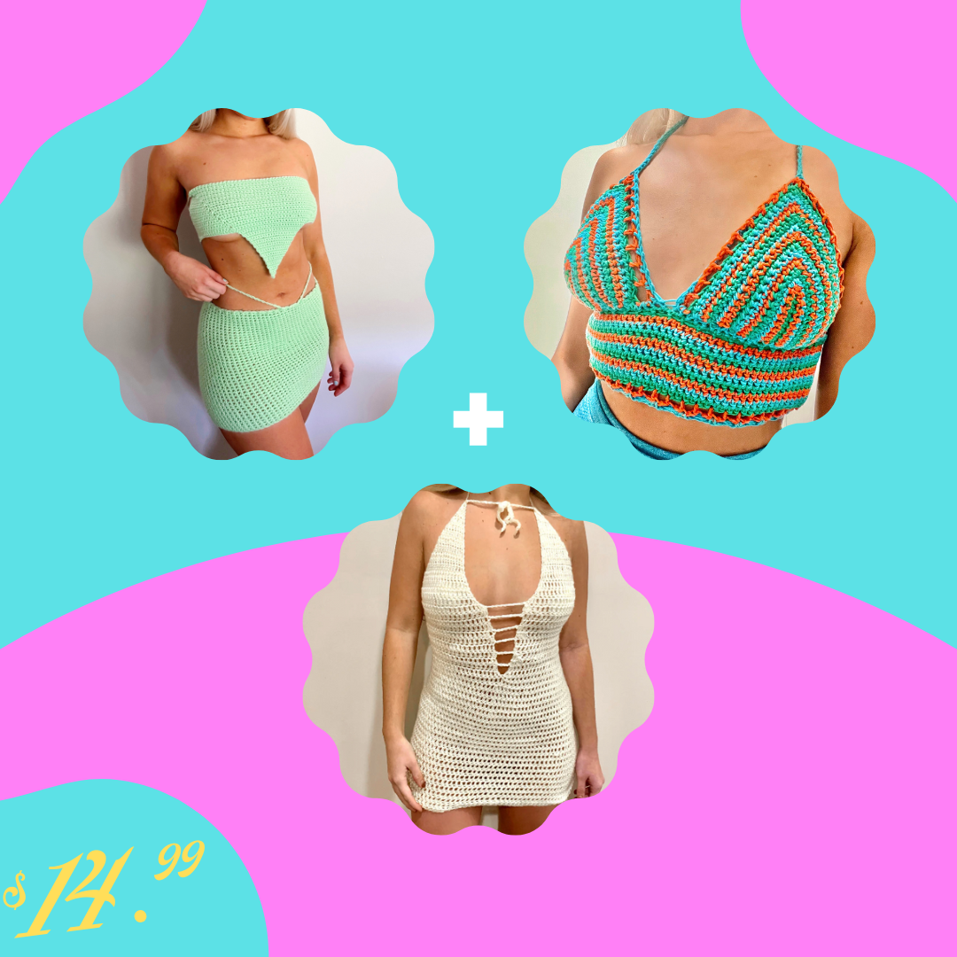 Beginner Patterns Crochet Pattern Bundle