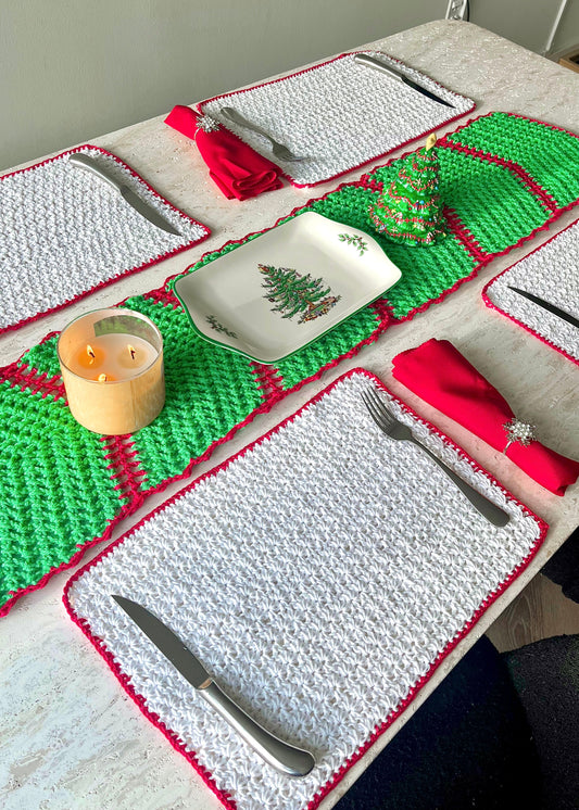Snowflake Placemat Crochet Pattern