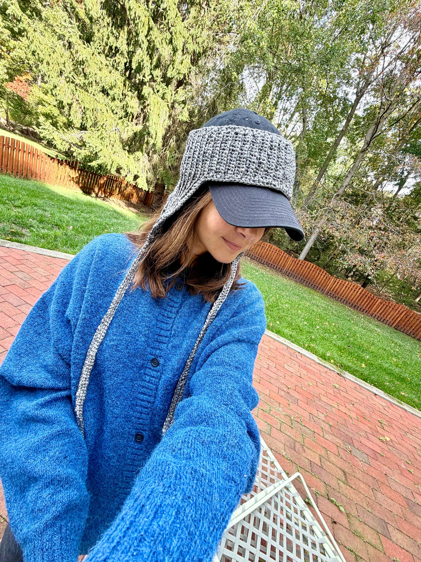 Winnie Baseball Cap Headband Crochet Pattern