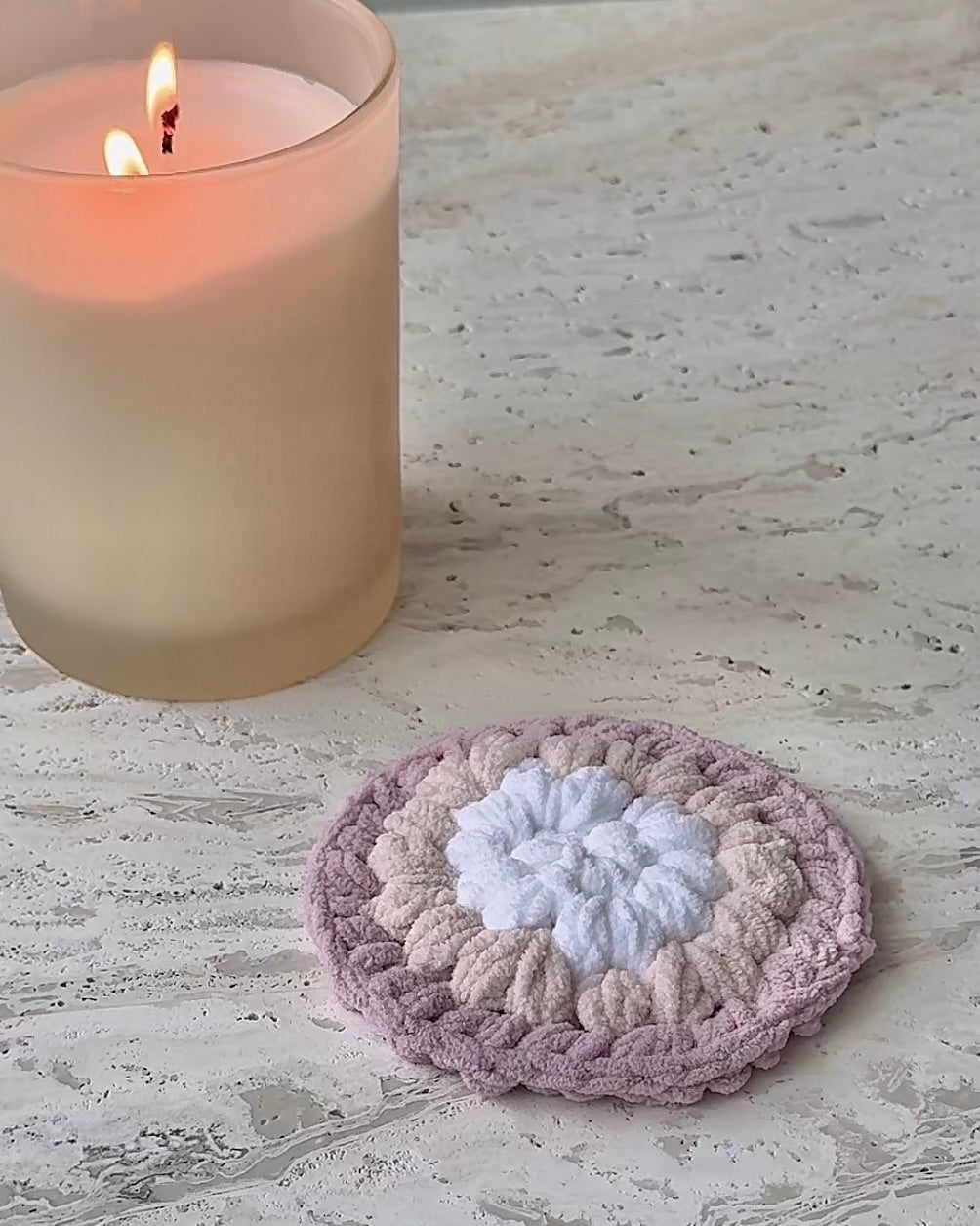 Cloud Coasters Crochet Pattern