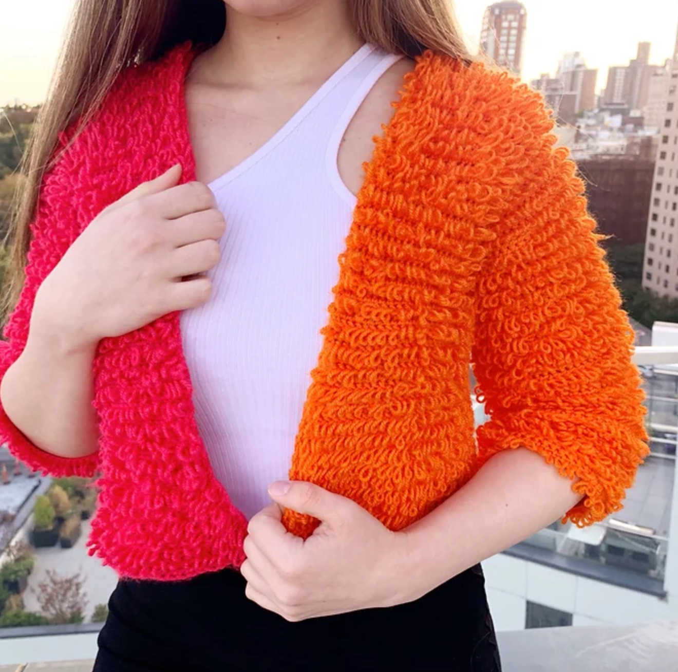 Jaqueta Zaraza Modelo Crochê